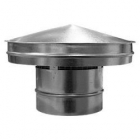 Horganyzott acél (VF-18) Esővédő idom átm 150mm 